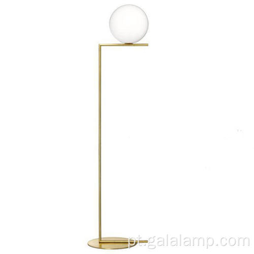 Candeeiro de pé globo nórdico moderno e minimalista